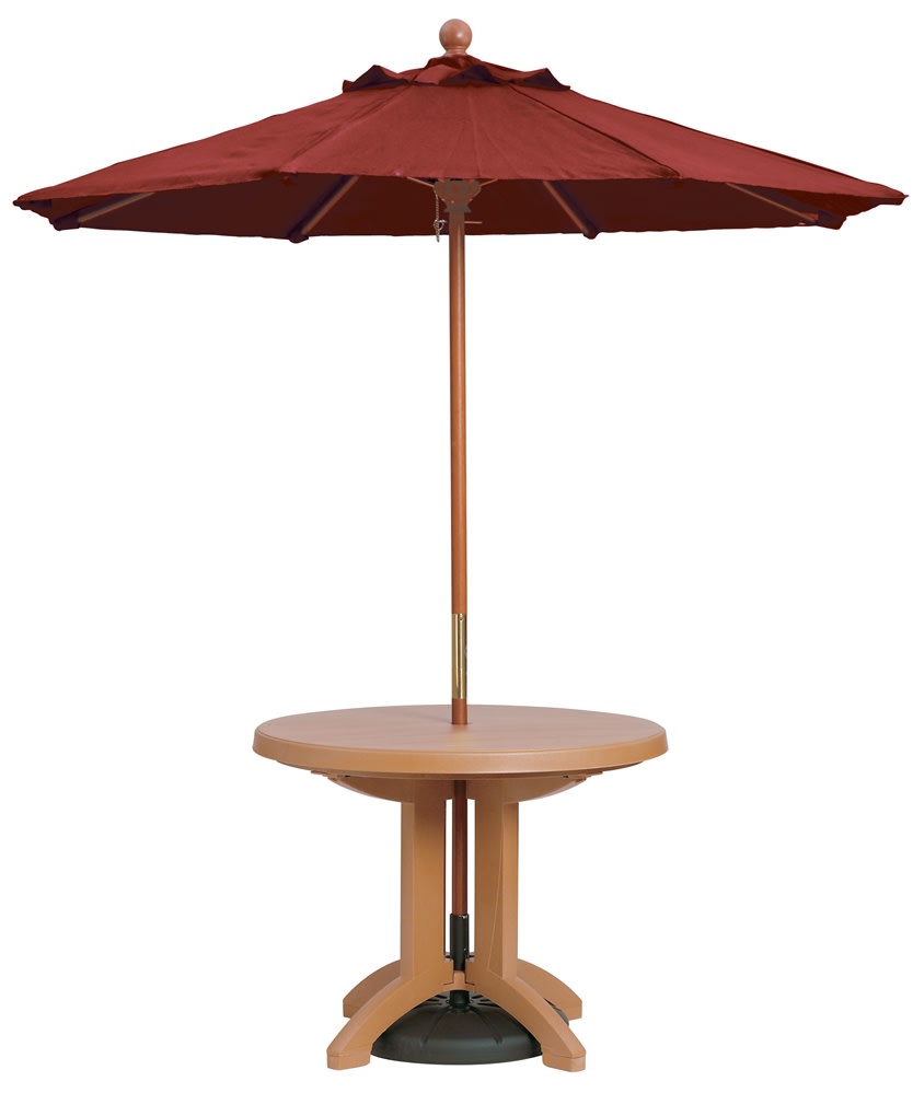 GuestSupply US | Grosfillex® Wooden Market Umbrella, 7 Feet GuestSupply US | Grosfillex® Wooden Market Umbrella, 7 Feet